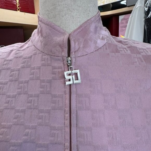St. John Pink Printed Size P Jacket - Picture 2 of 7